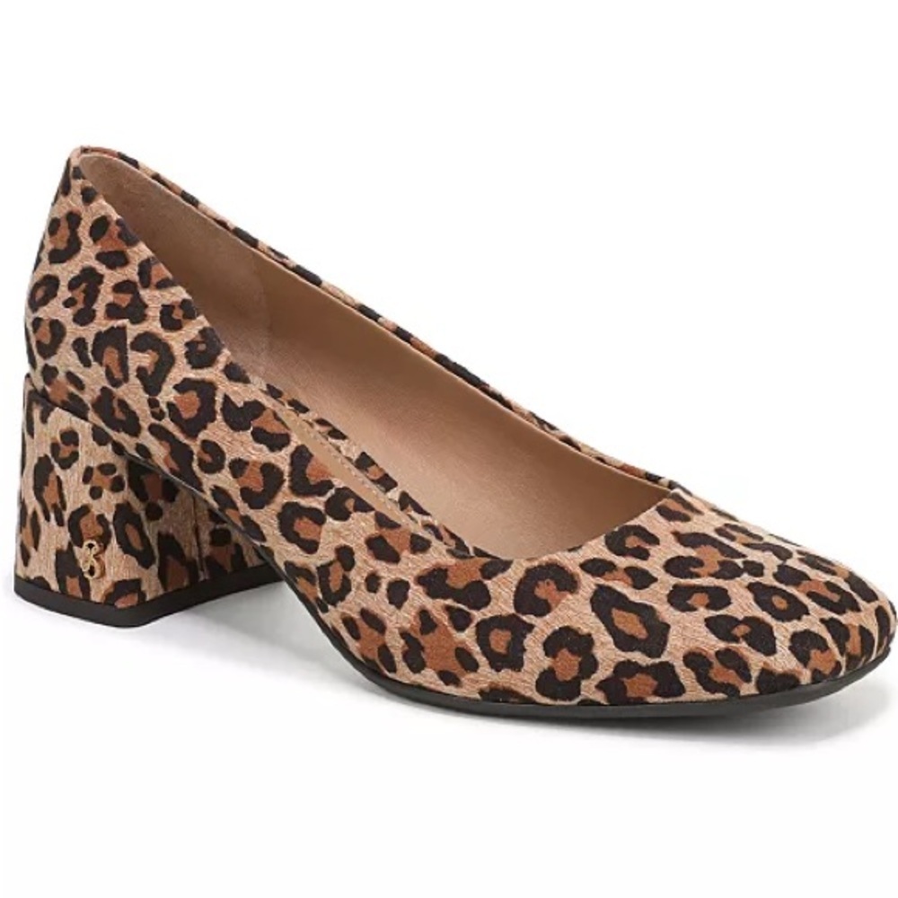 Sam and Libby Women's Gianella Block Heel Pumps- Size 8